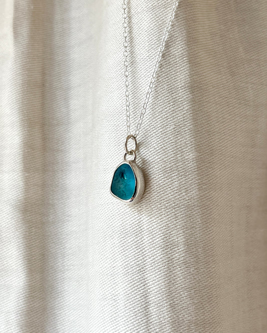 Seaham Turquoise Bezel Necklace