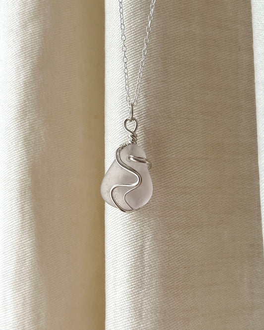 Sun Purple Ripple Necklace
