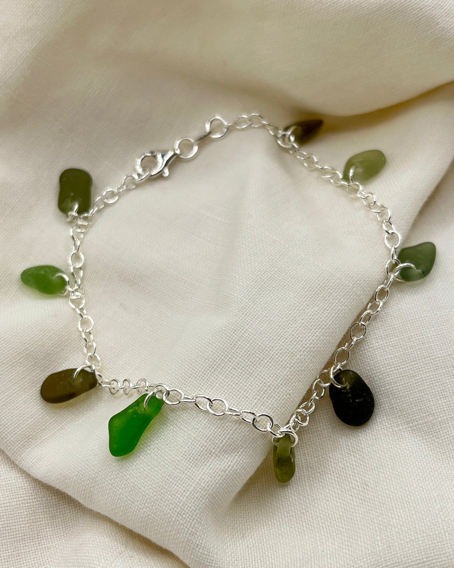 Green Charm Bracelet