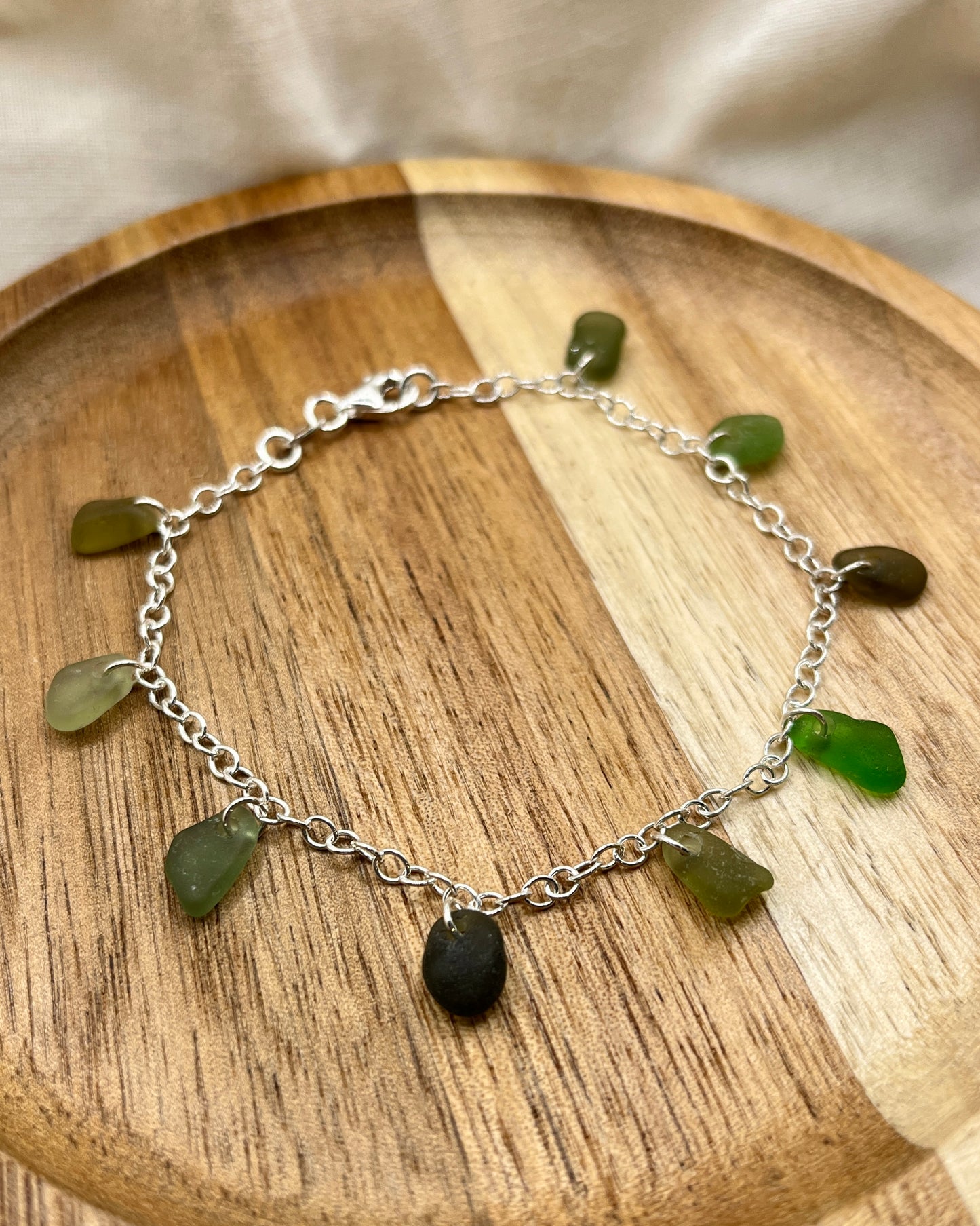 Green Charm Bracelet