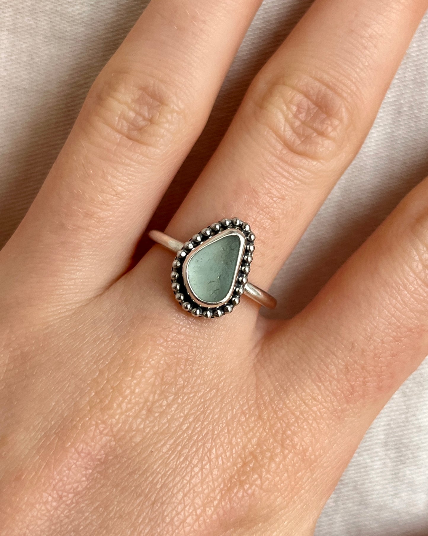 Blue Embellished Ring