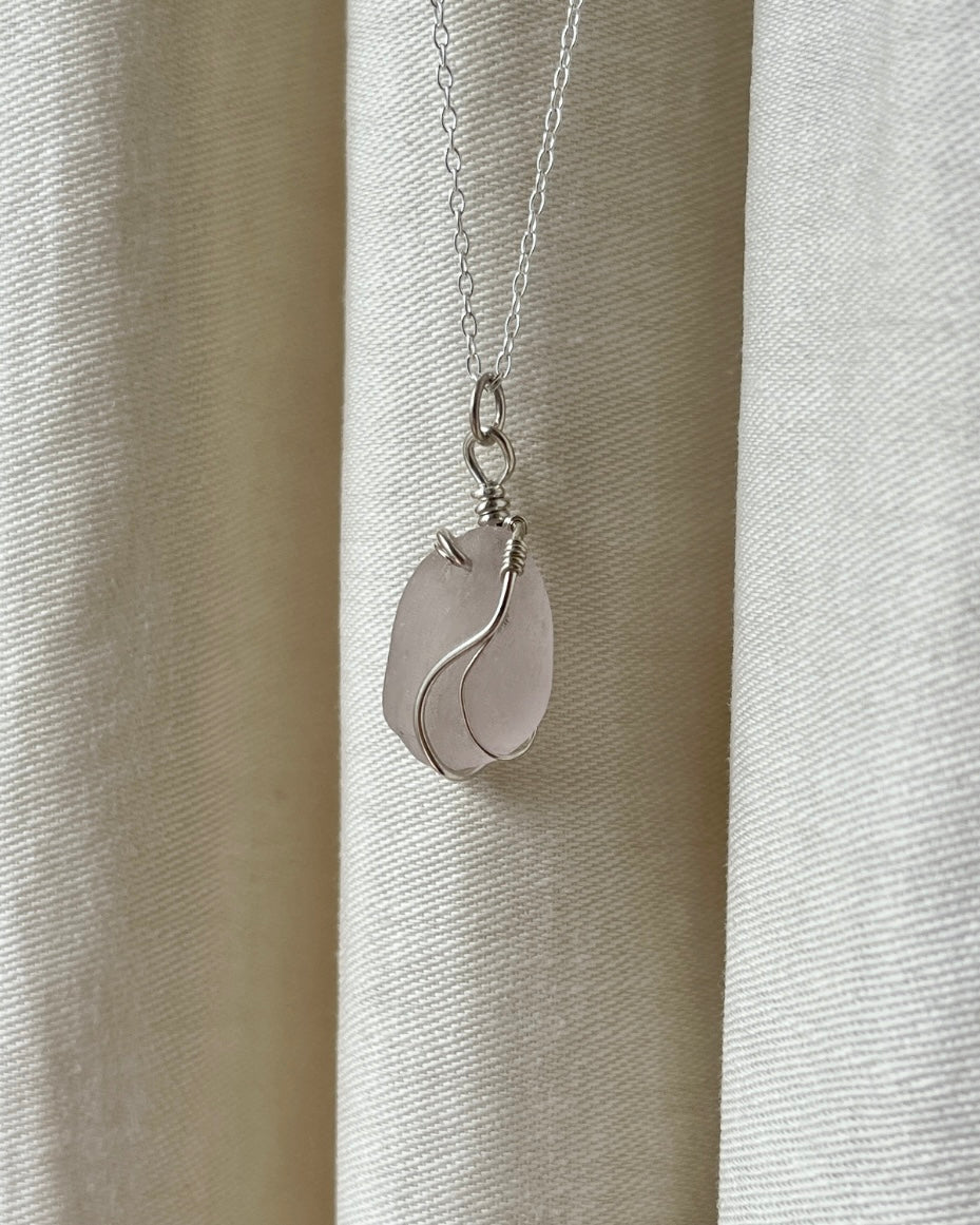 Sun Purple Ripple Necklace