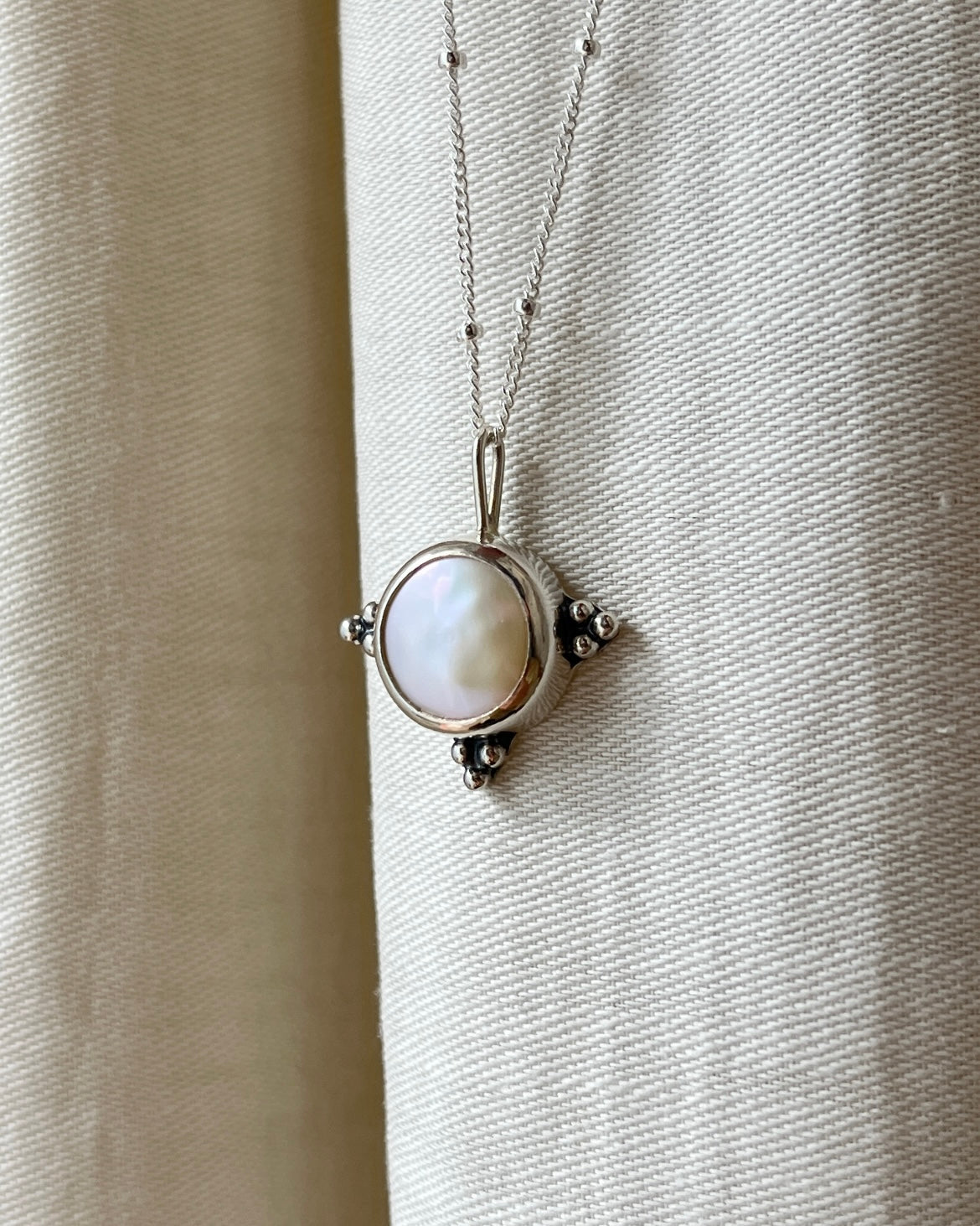 Freshwater Coin Pearl Necklace