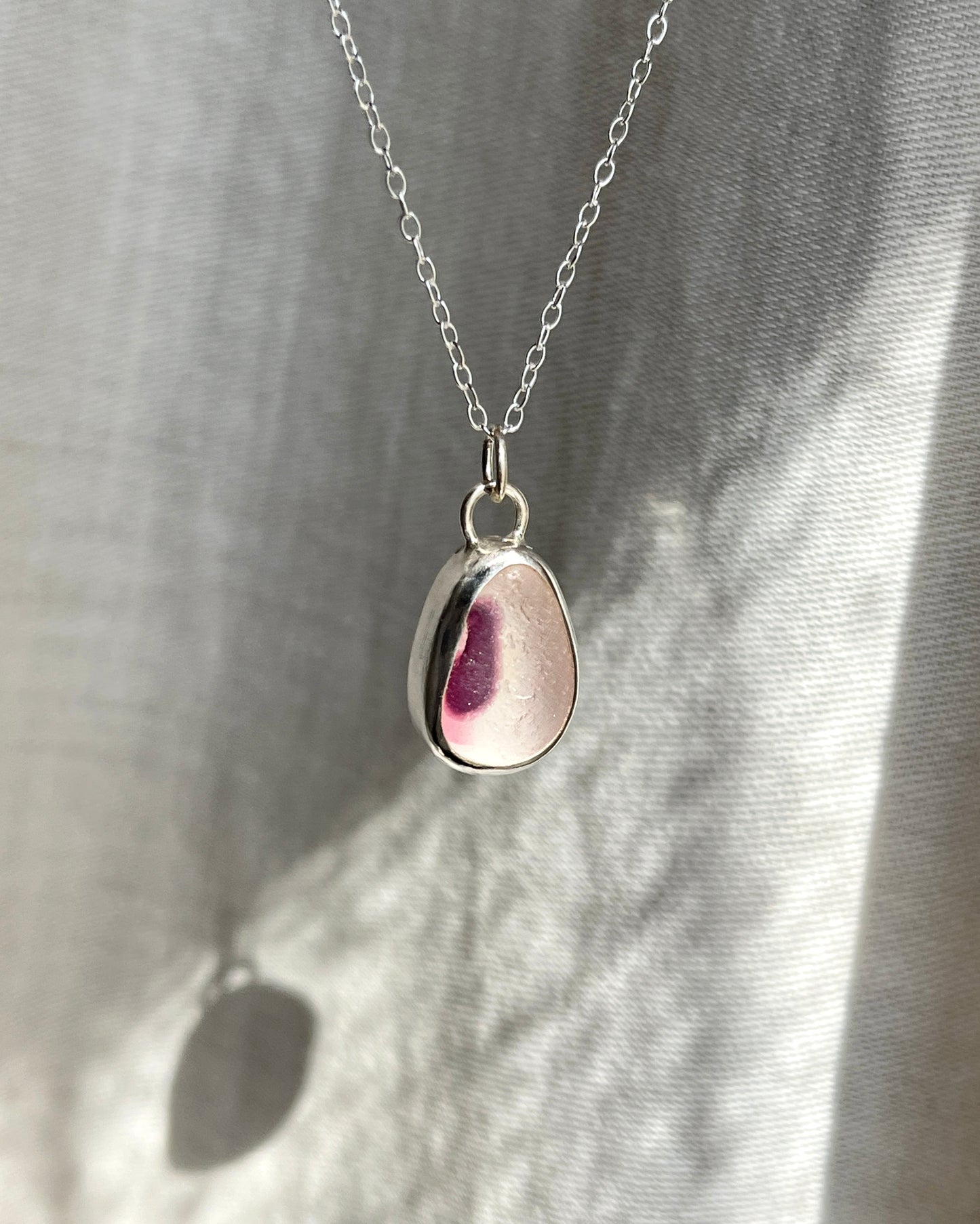 Seaham Purple Multi Bezel Necklace