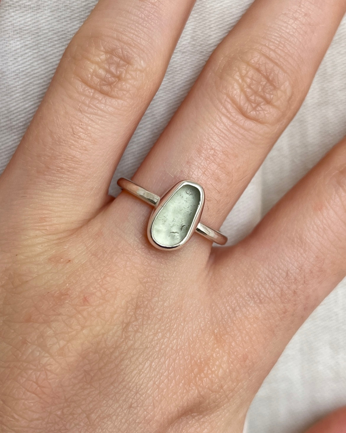 Seafoam Adjustable Ring