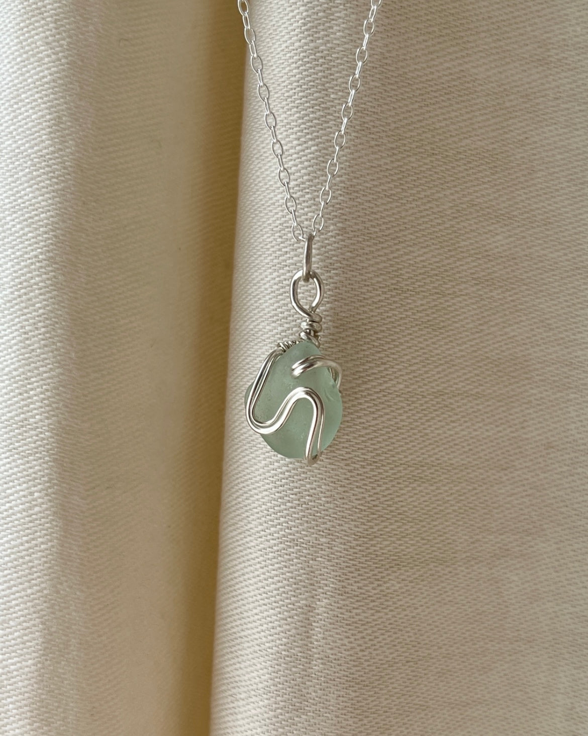 Seafoam Ripple Necklace
