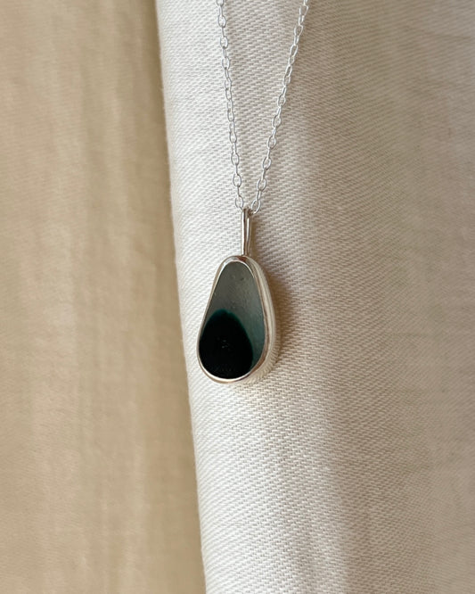 Seaham Green Multi Bezel Necklace